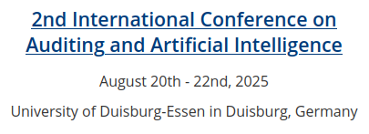 Logo AI and Auditing Conference 2025