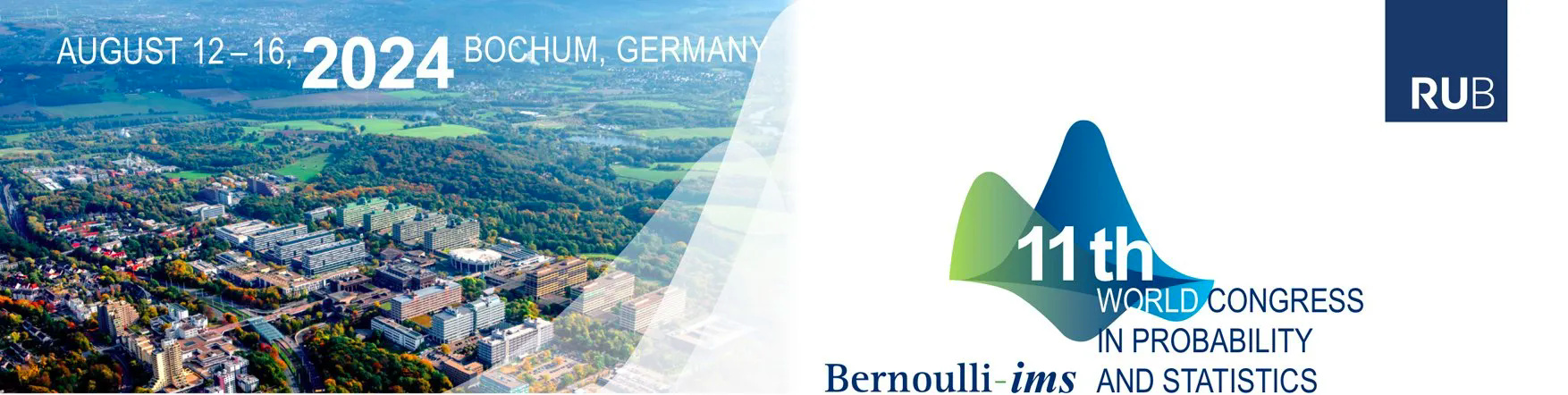 Logo Bernoulli-IMS 11th World Congress in Probability and Statistics 2024