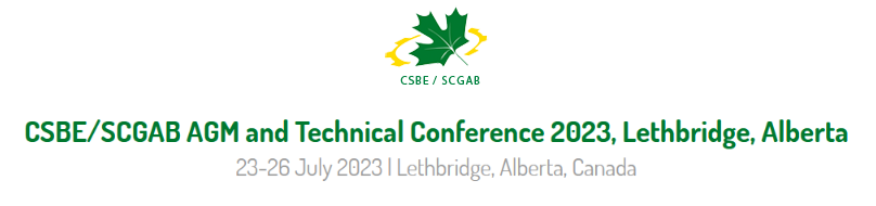 Logo CSBE/SCGAB Conference 2023