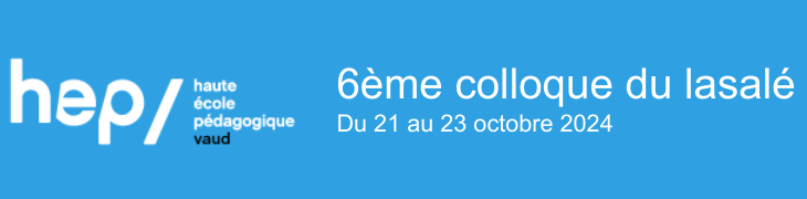 Logo 6ème colloque du Lasalé