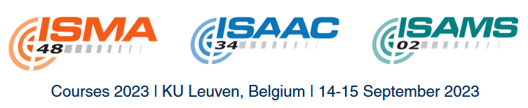 Logo ISMA 48 | ISAAC 34 | ISAMS 02 Courses 2023