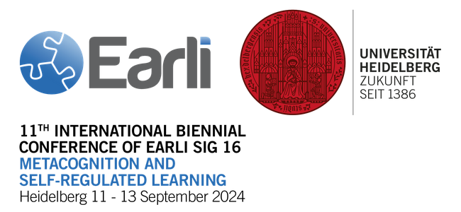 Logo EARLI SIG 16 Metacognition and Self-Regulated Learning Conference 2024