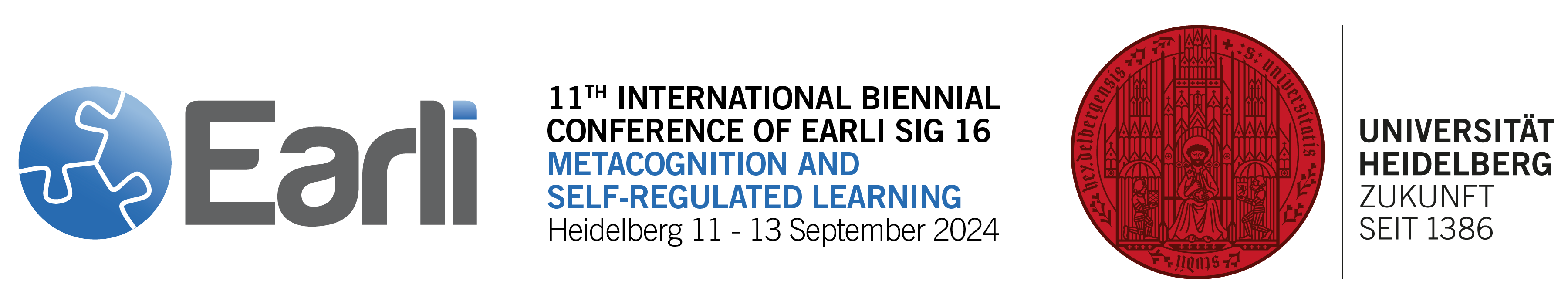 Logo EARLI SIG 16 Metacognition and Self-Regulated Learning Conference 2024