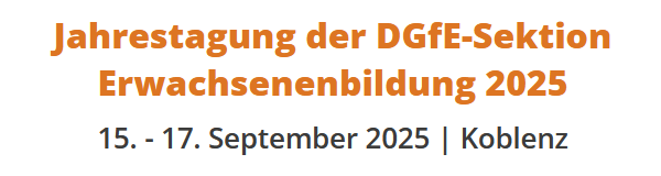 Logo DGfE-Sektionstagung EB 2025